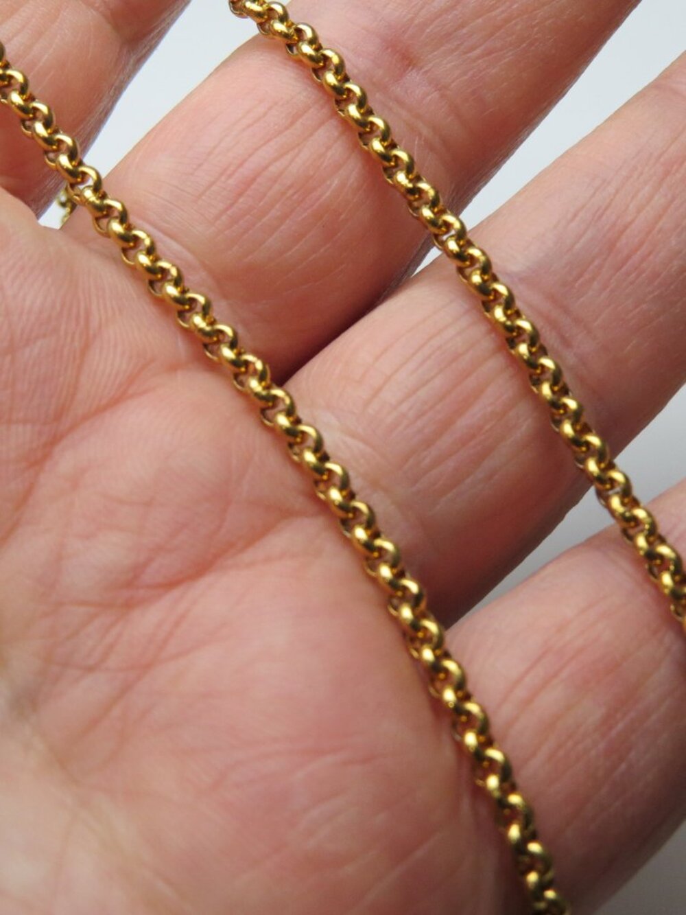 18k link chain Necklace